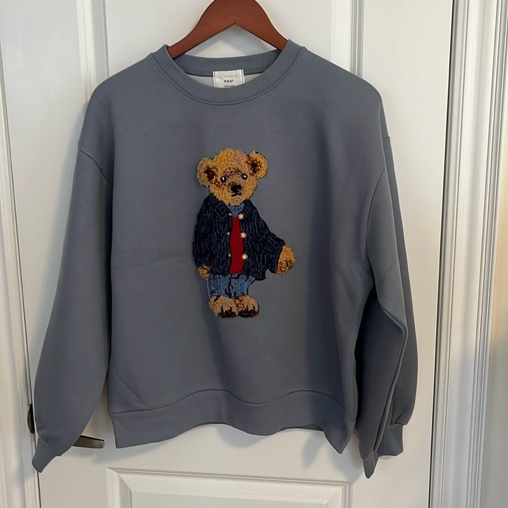 Teddy Bear oversized sweater Korean made